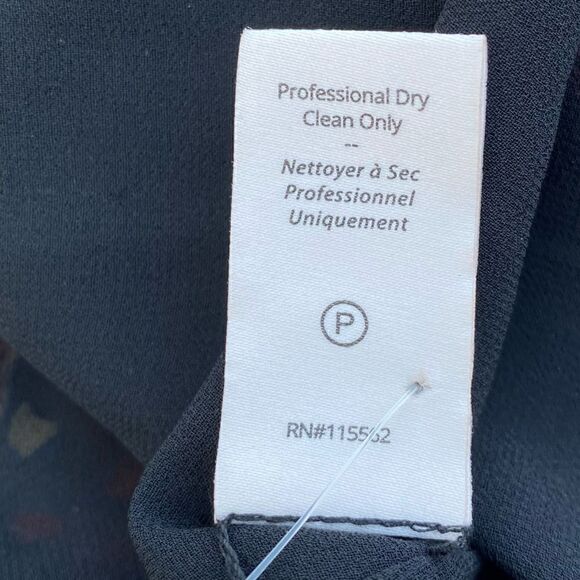 Cinq a Sept Naomi Floral Ruffle Asymmetric Top Size Small. Excellent Condition! - Picture 7 of 8